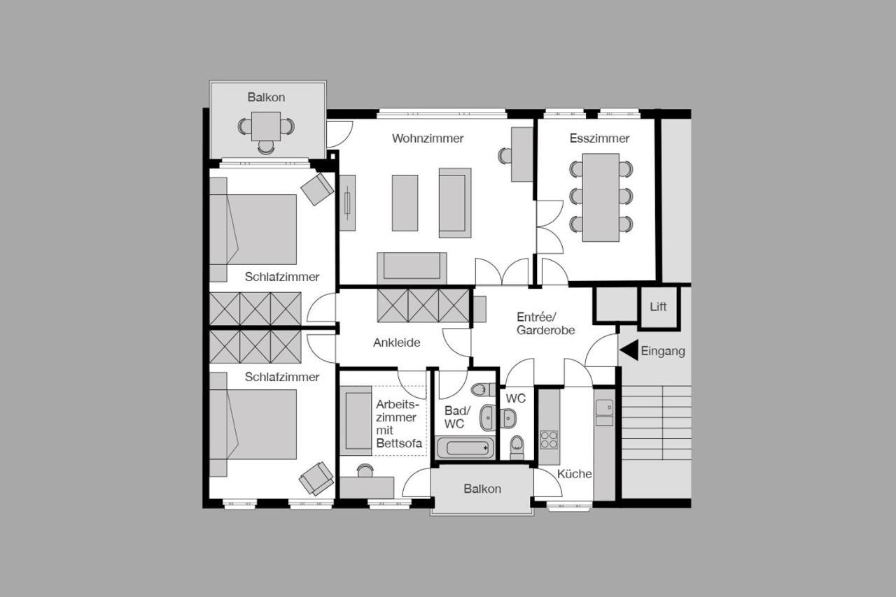 City Stay Furnished Apartments - Fasenstaubstrasse Schaffhouse Extérieur photo