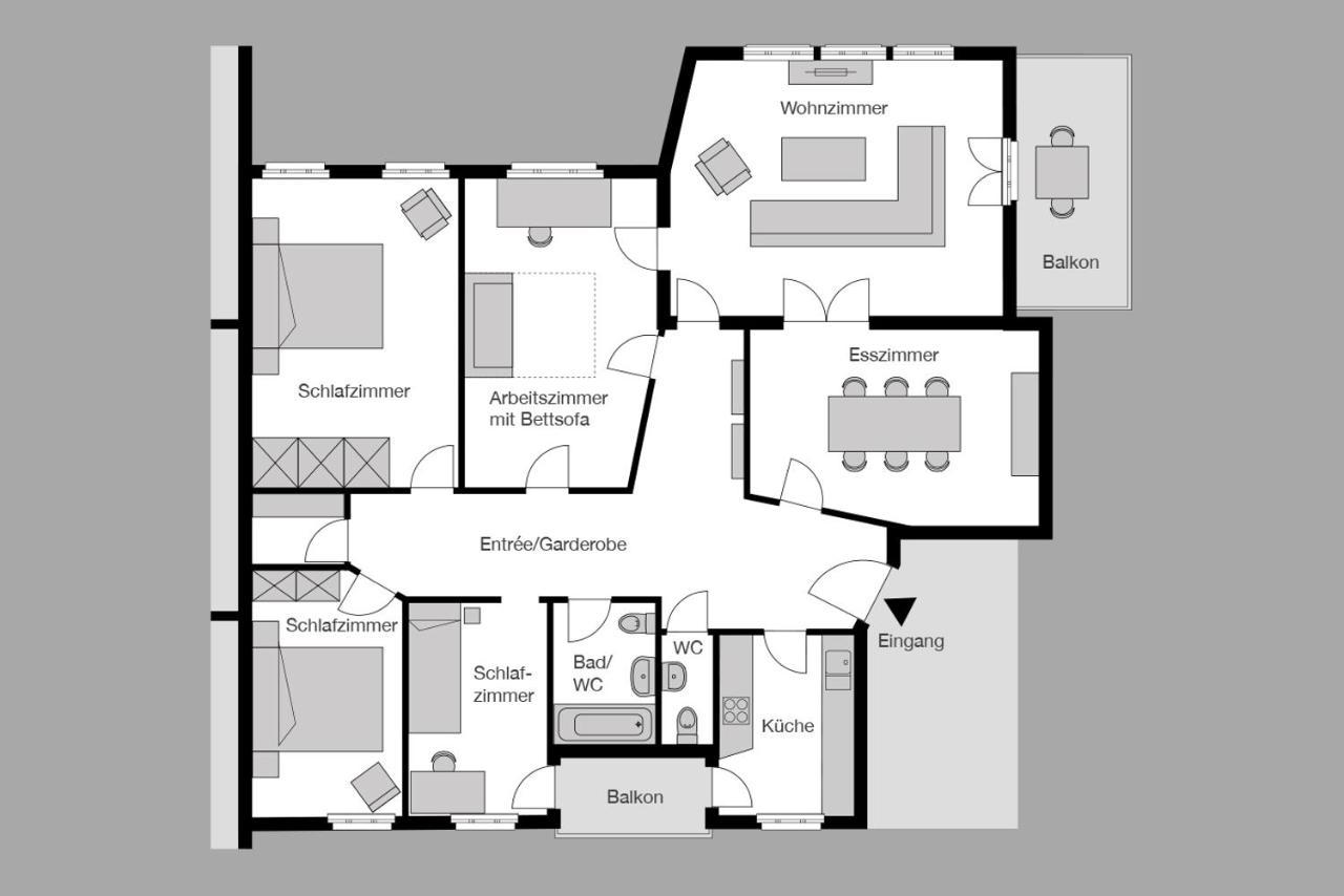 City Stay Furnished Apartments - Fasenstaubstrasse Schaffhouse Extérieur photo